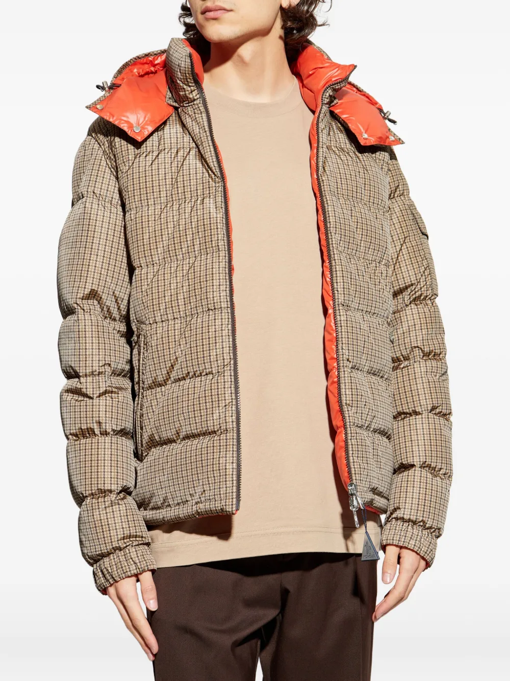Двусторонняя утепленная куртка Jonage MONCLER, коричневый — фото 3