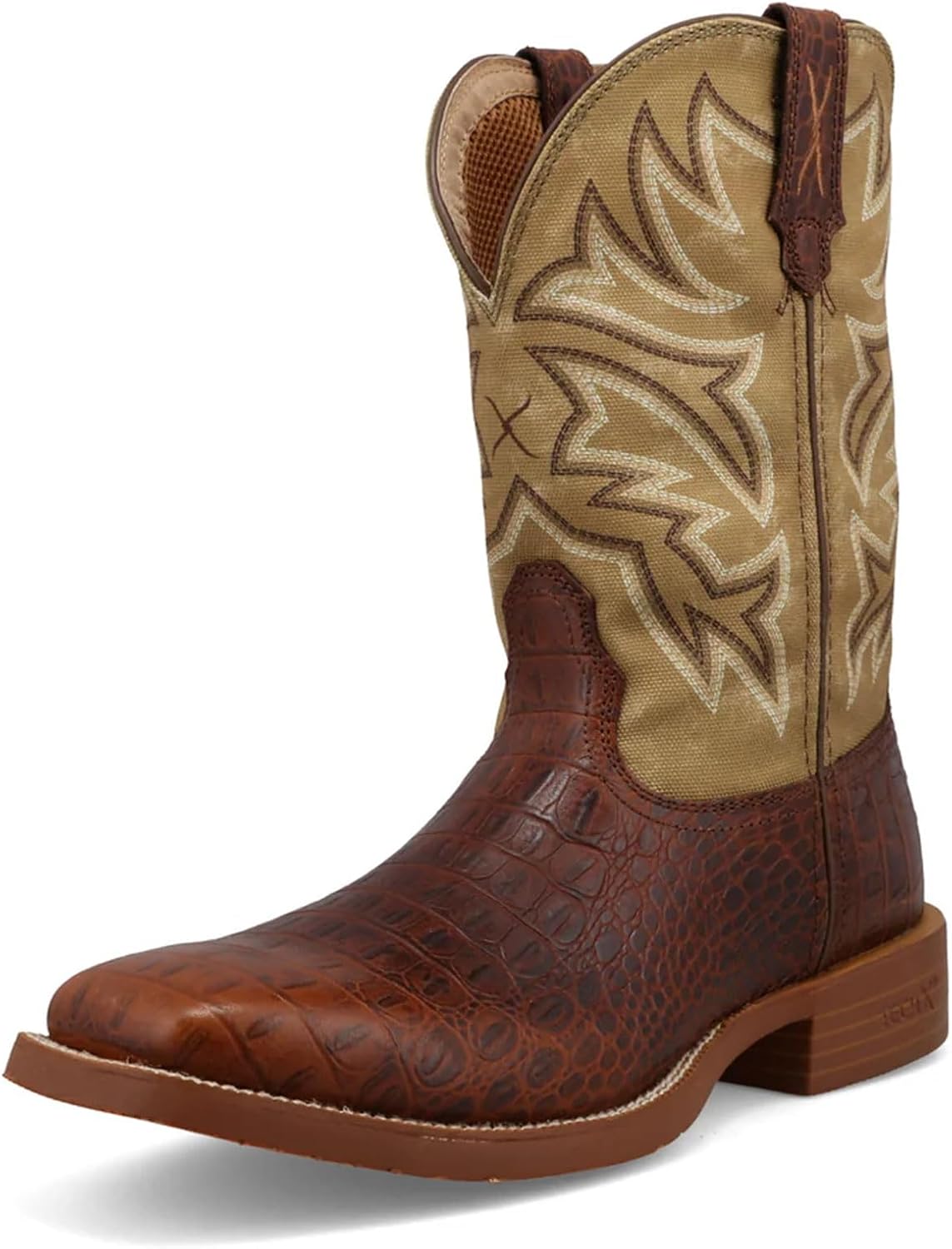 

Ботинки Twisted X Men's 11 Tech X, широкий квадратный носок с Tech X, Ginger & Pear