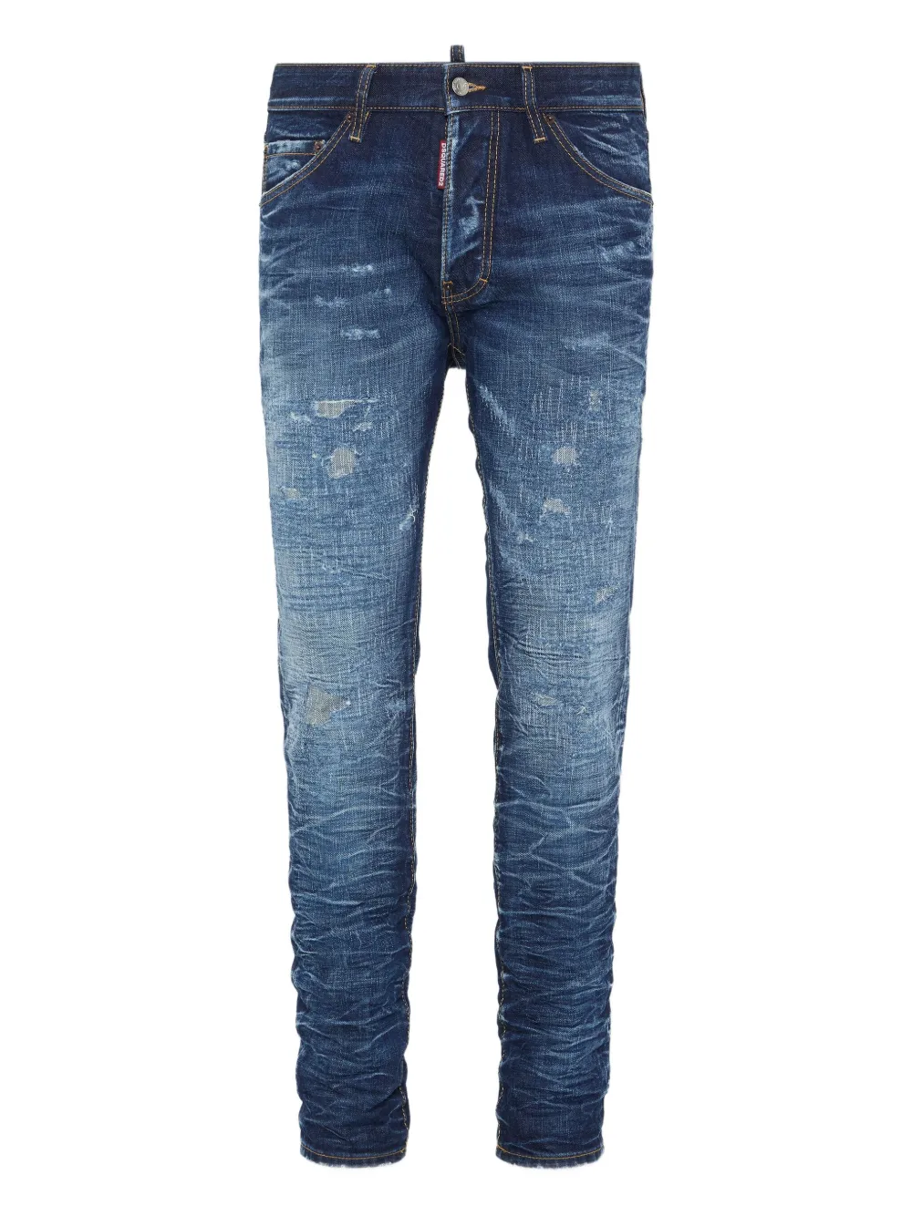 

Джинсы с нашивкой-логотипом DSQUARED2, синий