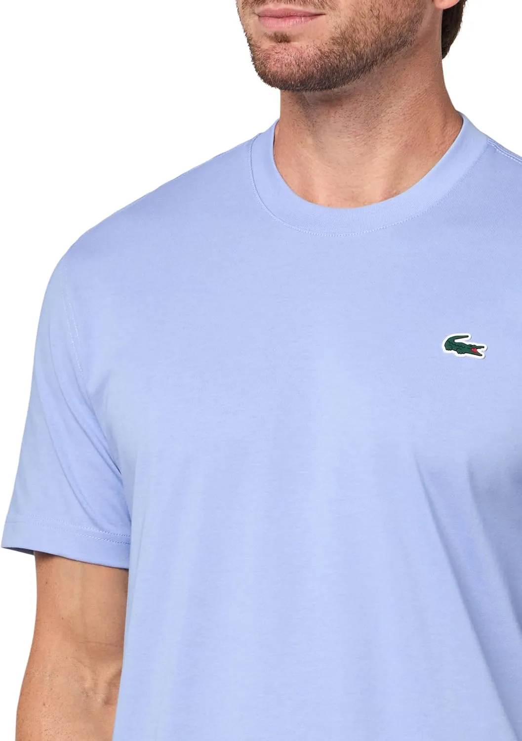 Мужская спортивная футболка Lacoste Sport Ultra Dry Cotton, Delphinium — фото 4