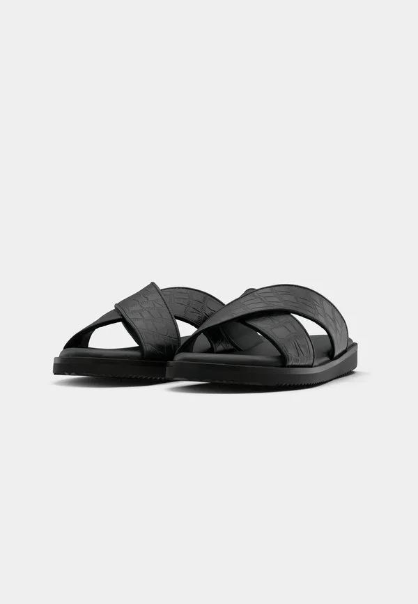 Кожаные мюли Zign, Black — фото 3