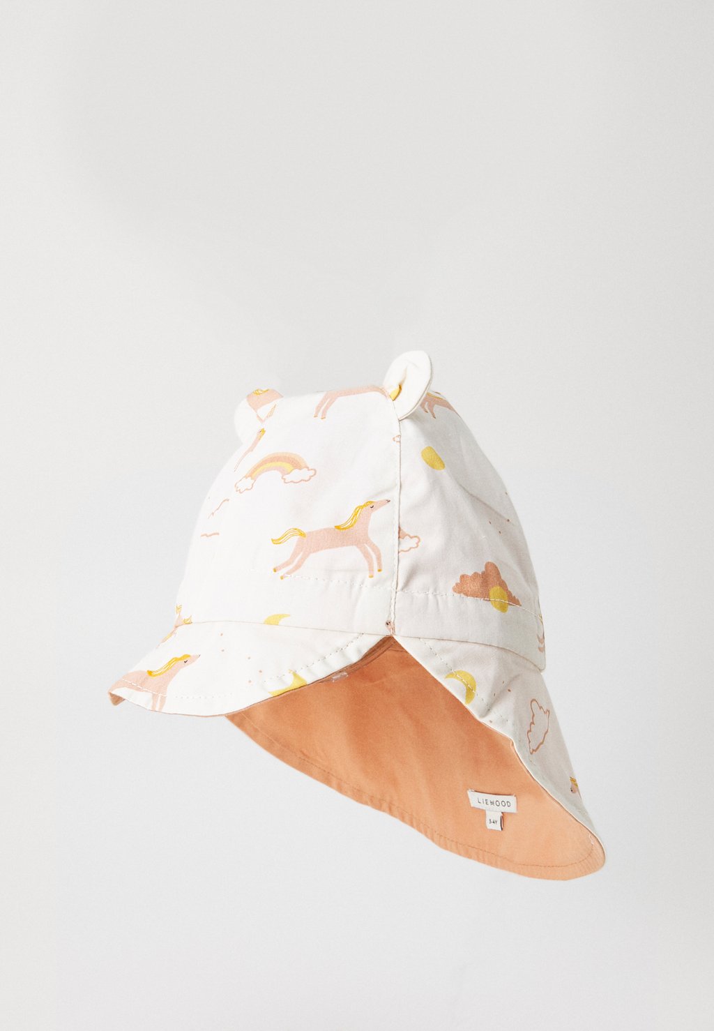

Головной убор GORM REVERSIBLE SUN HAT WITH EARS UNISEX Liewood, бежевый