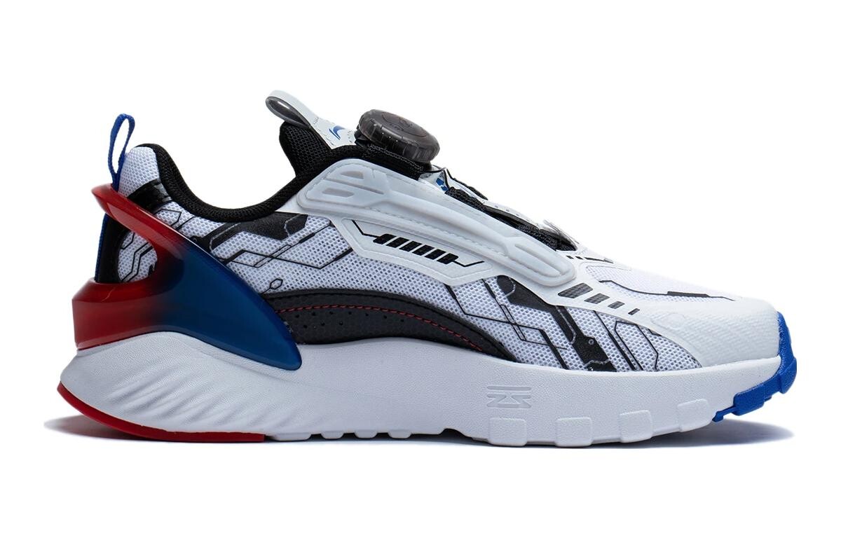 Кроссовки LINING YOUNG Kids Lifestyle Shoes GS Low-top White/Black/Blue/Red — фото 2