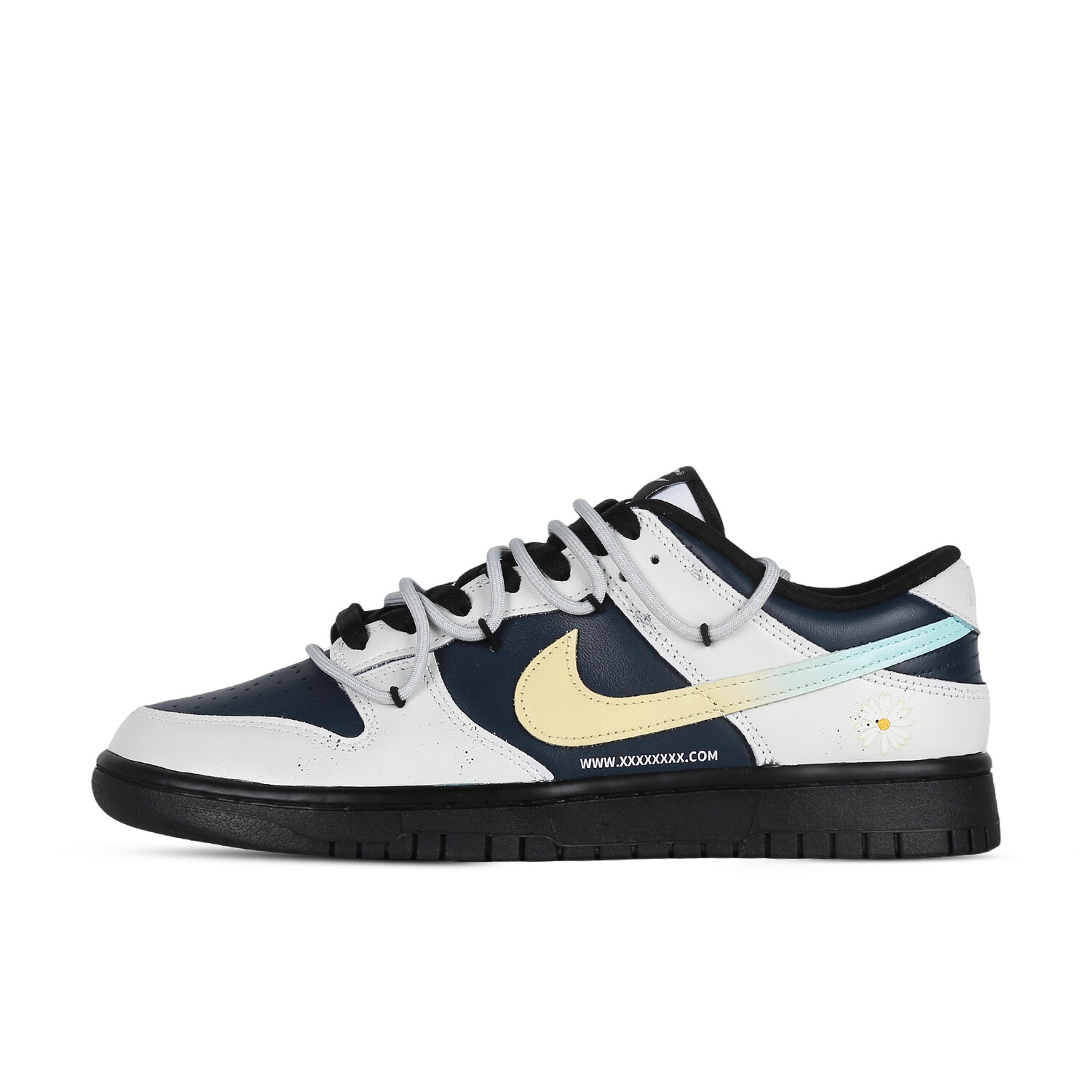 

Кроссовки Nike Dunk Skateboard Shoes Women's Low-Top Black Gray