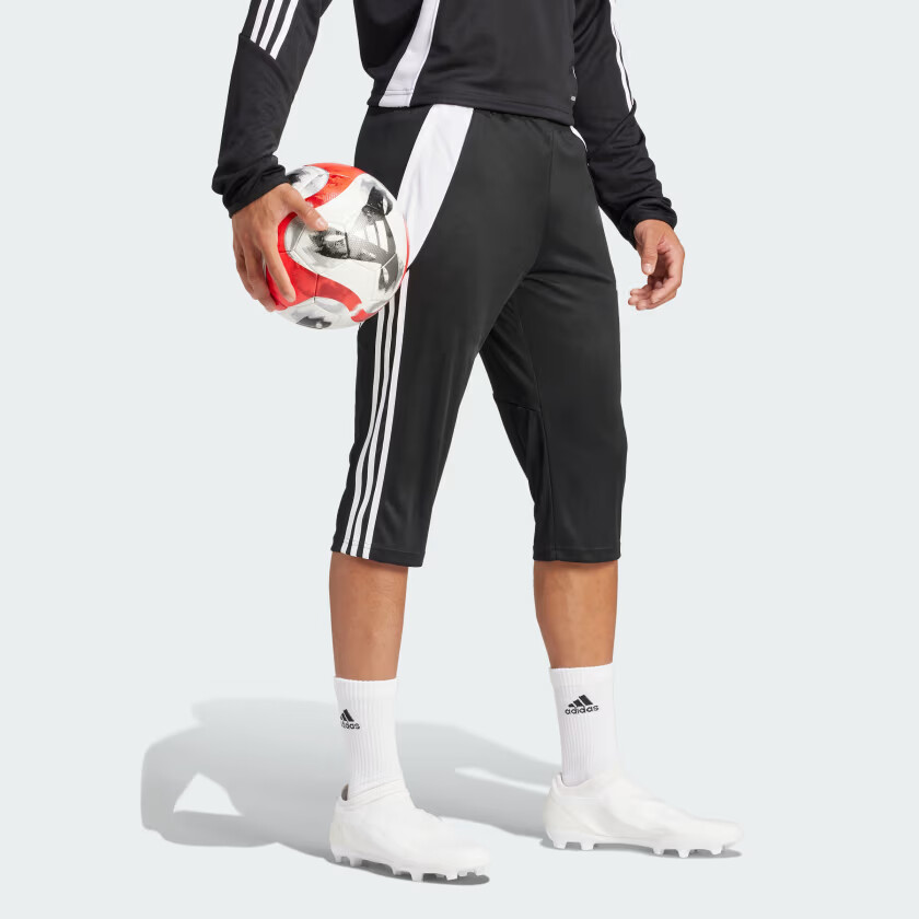 Штаны спортивные мужские Tiro 24 Knit, черные Adidas, черный — фото 2