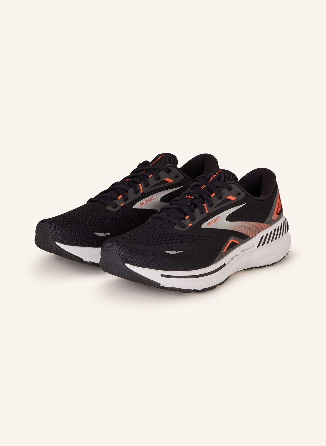

Кроссовки adrenaline gts 23 BROOKS, цвет SCHWARZ/GRAU/ORANGE
