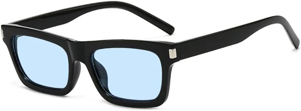 

Солнцезащитные очки с защитой UV400 | Заклепки, украшенные линзами конфетного цвета | для женщин и мужчин, для занятий спортом на открытом воздухе и вождения DSVIGF, Black Blue