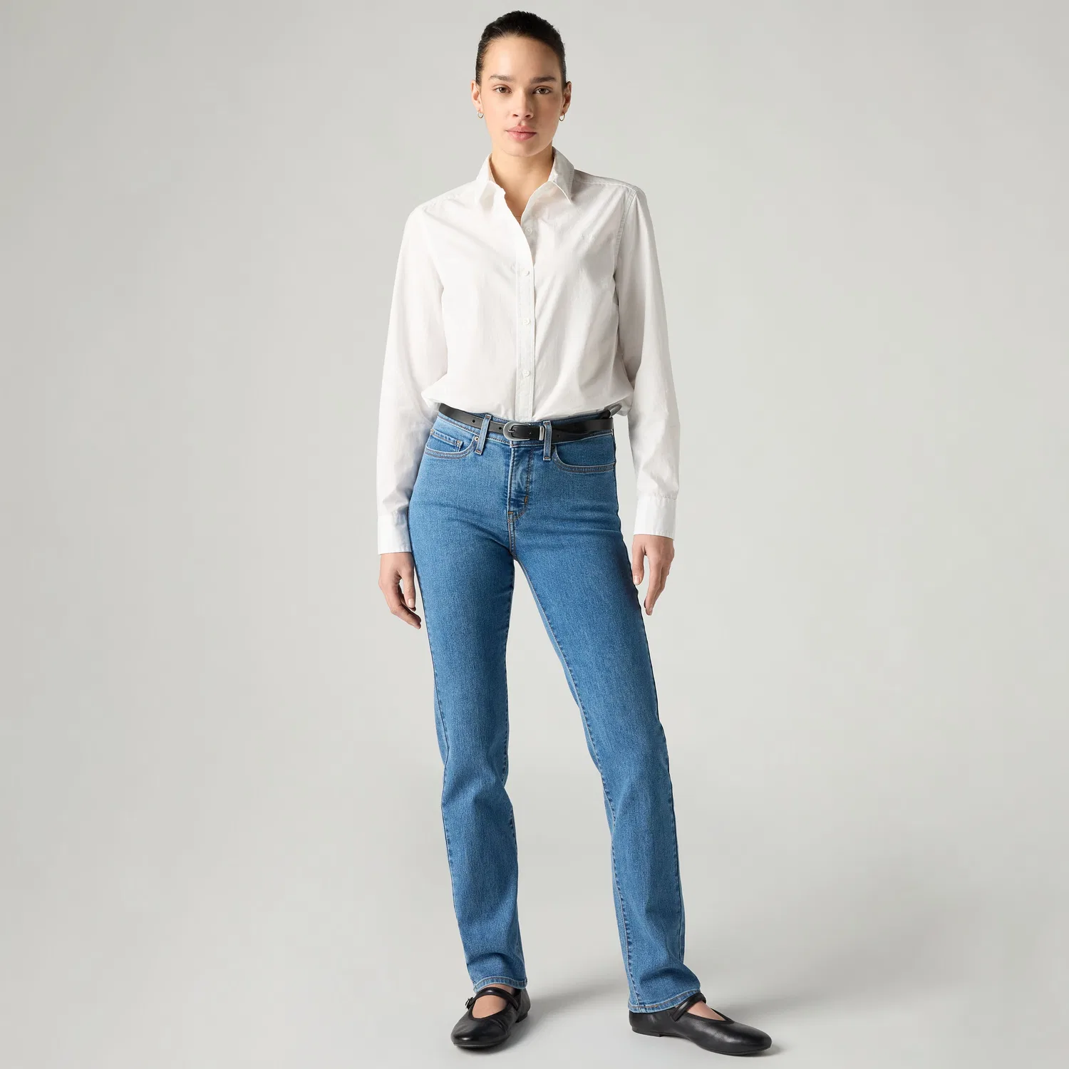 314 Формирующие прямые женские джинсы Levi's, Medium Wash