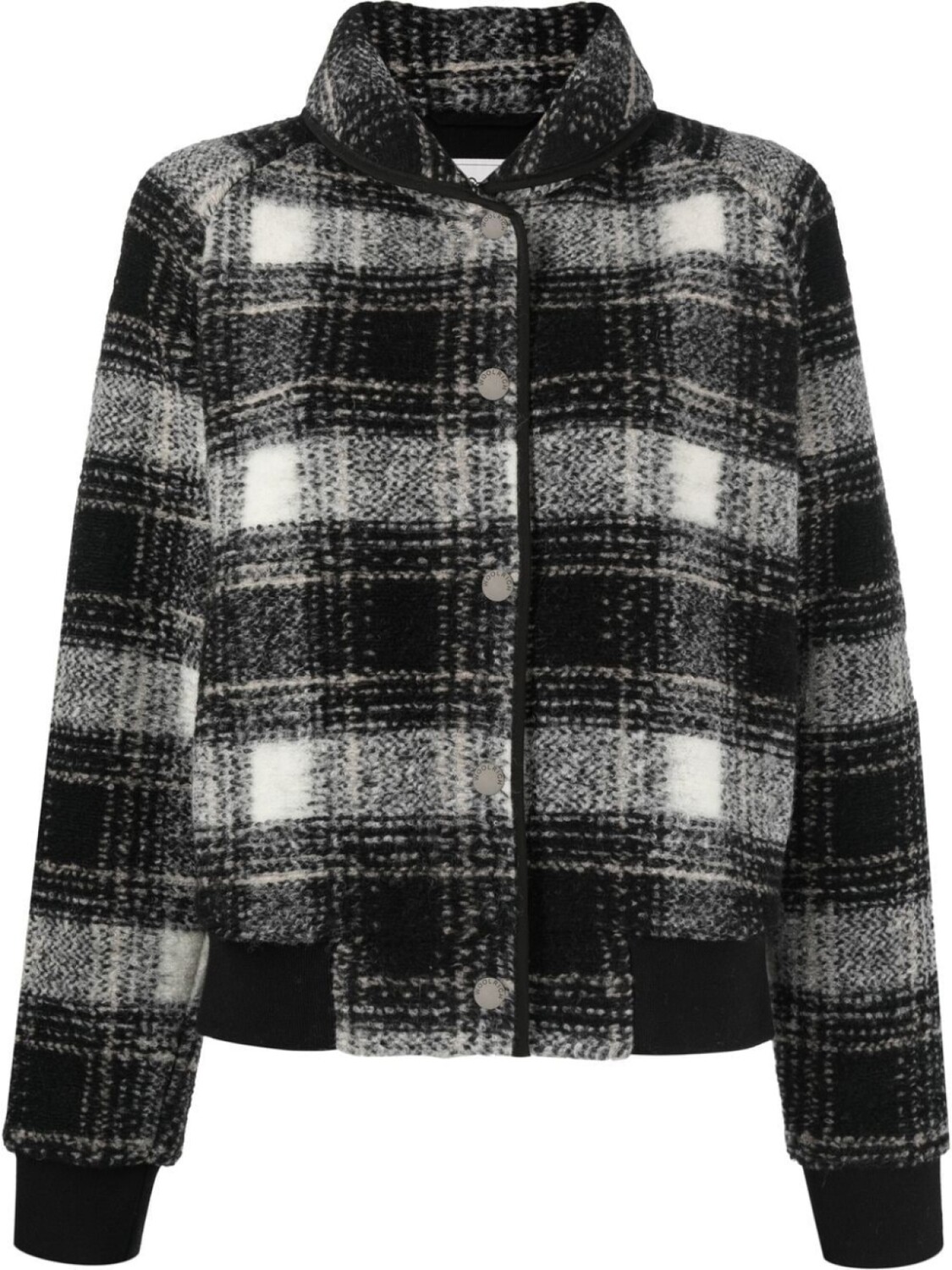 

Woolrich бомбер Gentry в клетку, черный
