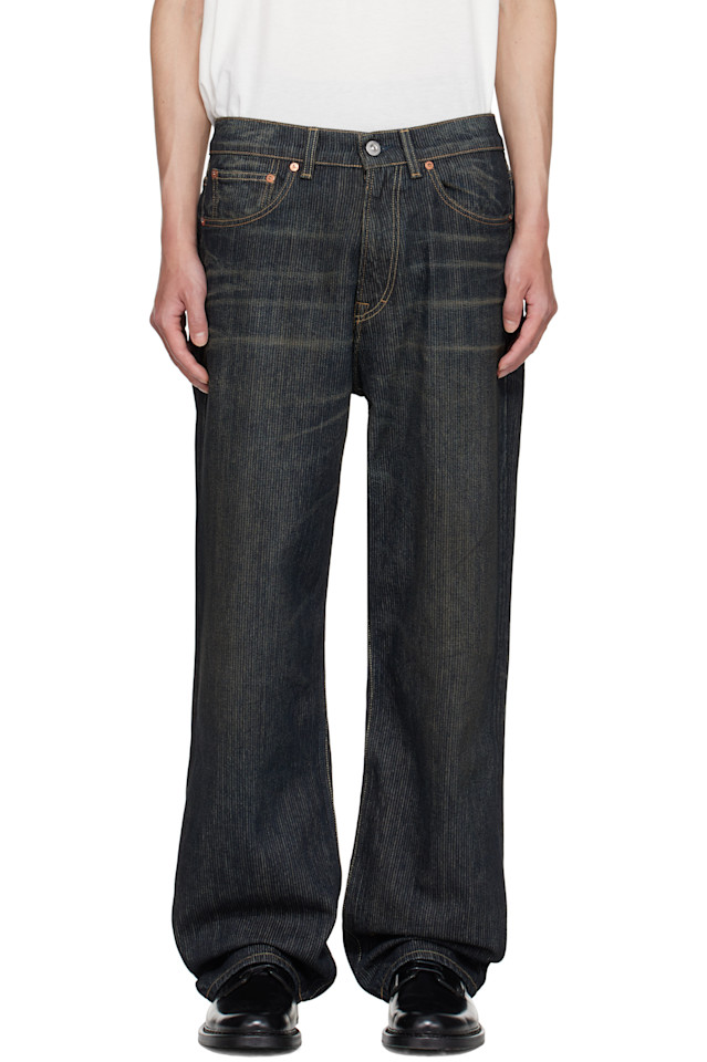 

Our Legacy Темно-Синие джинсы третьего кроя