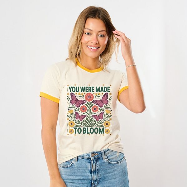 

Футболка с контрастной окантовкой You were made to bloom Simply Sage Market, Vintage Mustard, Зеленый, Футболка с контрастной окантовкой You were made to bloom Simply Sage Market, Vintage Mustard