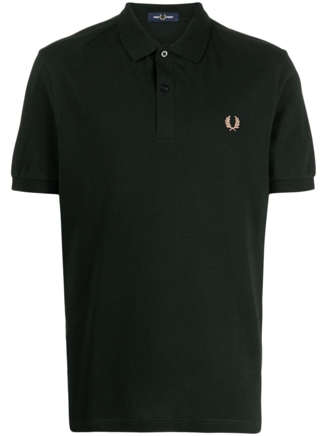 

Fred Perry полосатая рубашка поло с вышивкой Laurel Wreath, зеленый