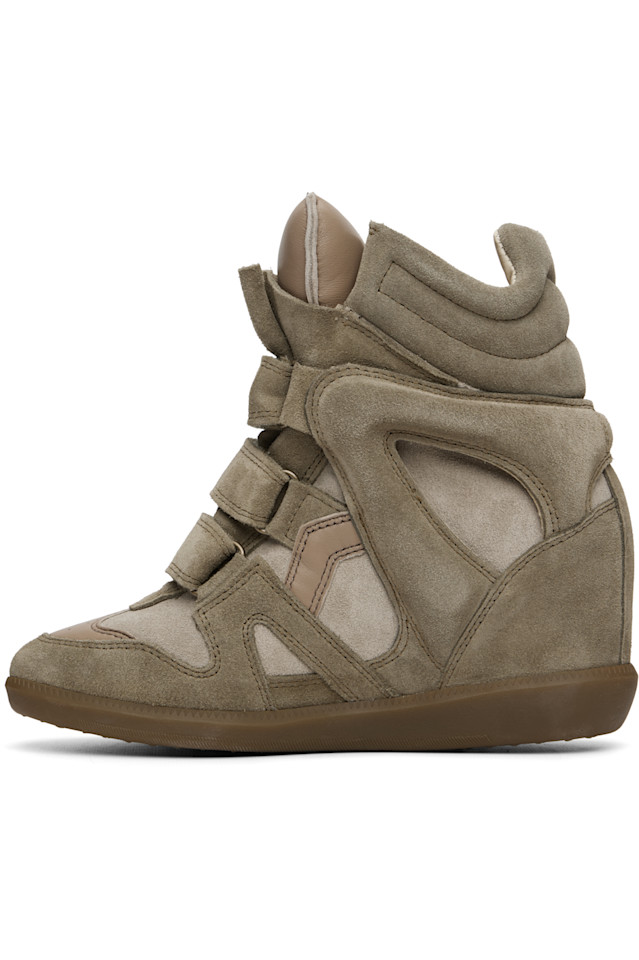 Кроссовки Bekett Isabel Marant, серо-коричневый — фото 3