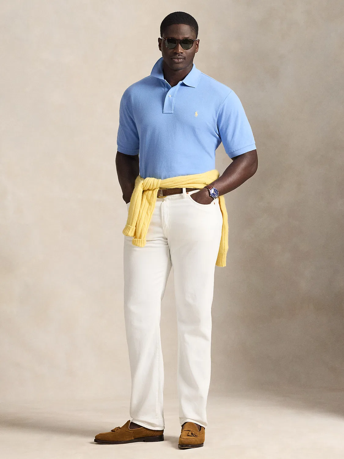 Рубашка Polo Ralph Lauren Big & Tall, Light Blue — фото 4