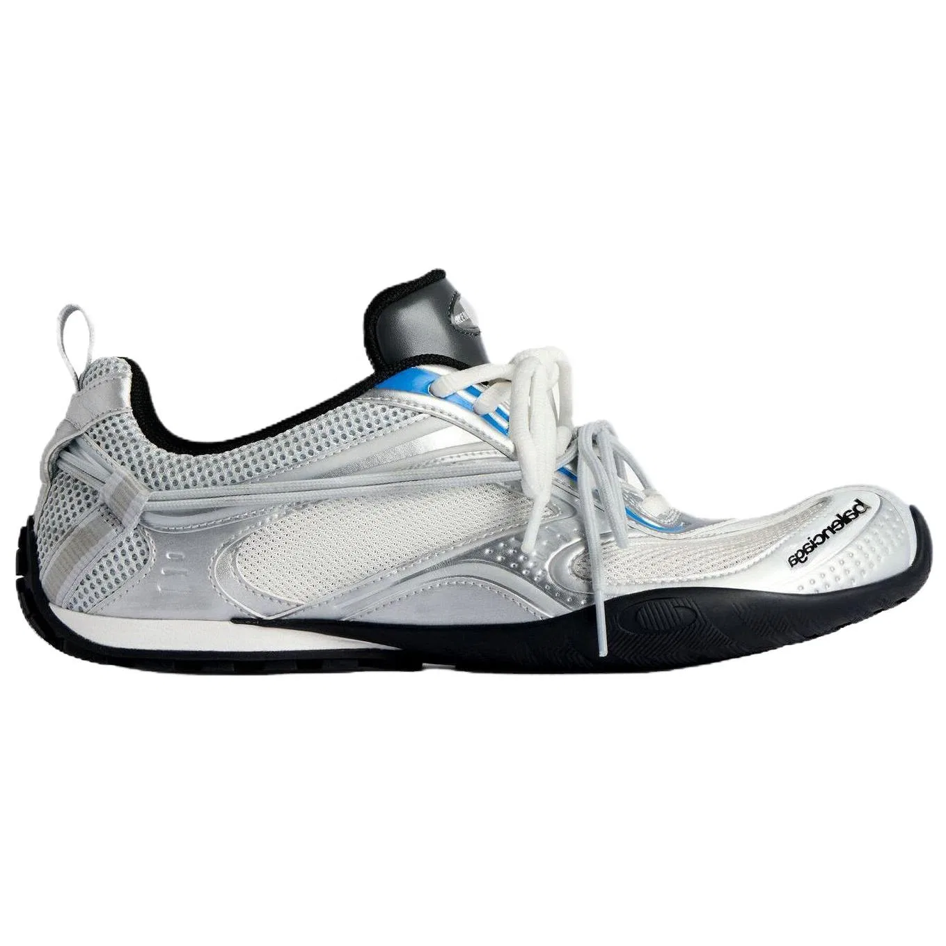 Кеды Balenciaga Radar Gradient Lines Low Top Silver — фото 3