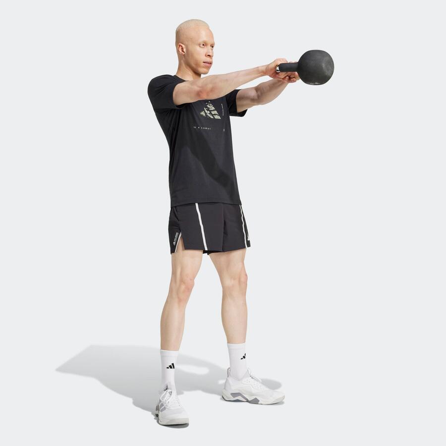ADIDAS Мужская футболка - черная — фото 3