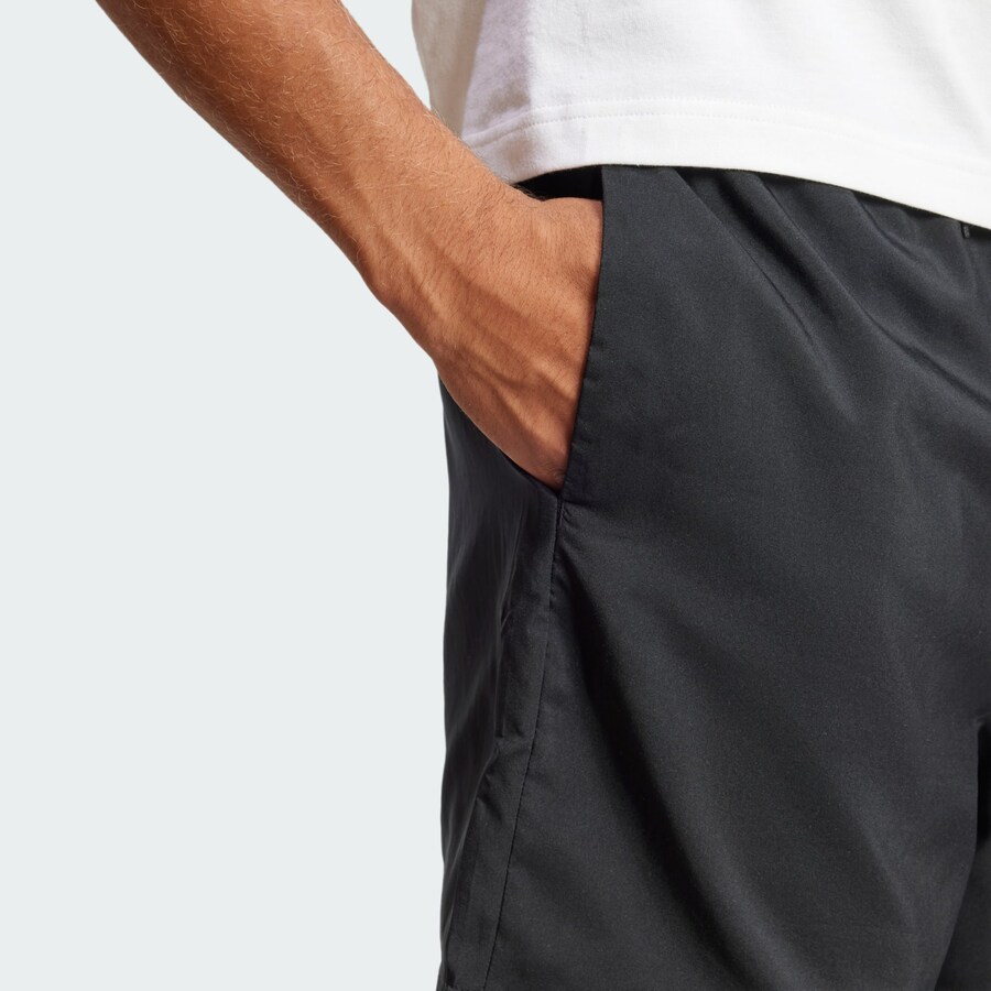 Обычные тренировочные брюки ADIDAS SPORTSWEAR Essentials, черный — фото 4
