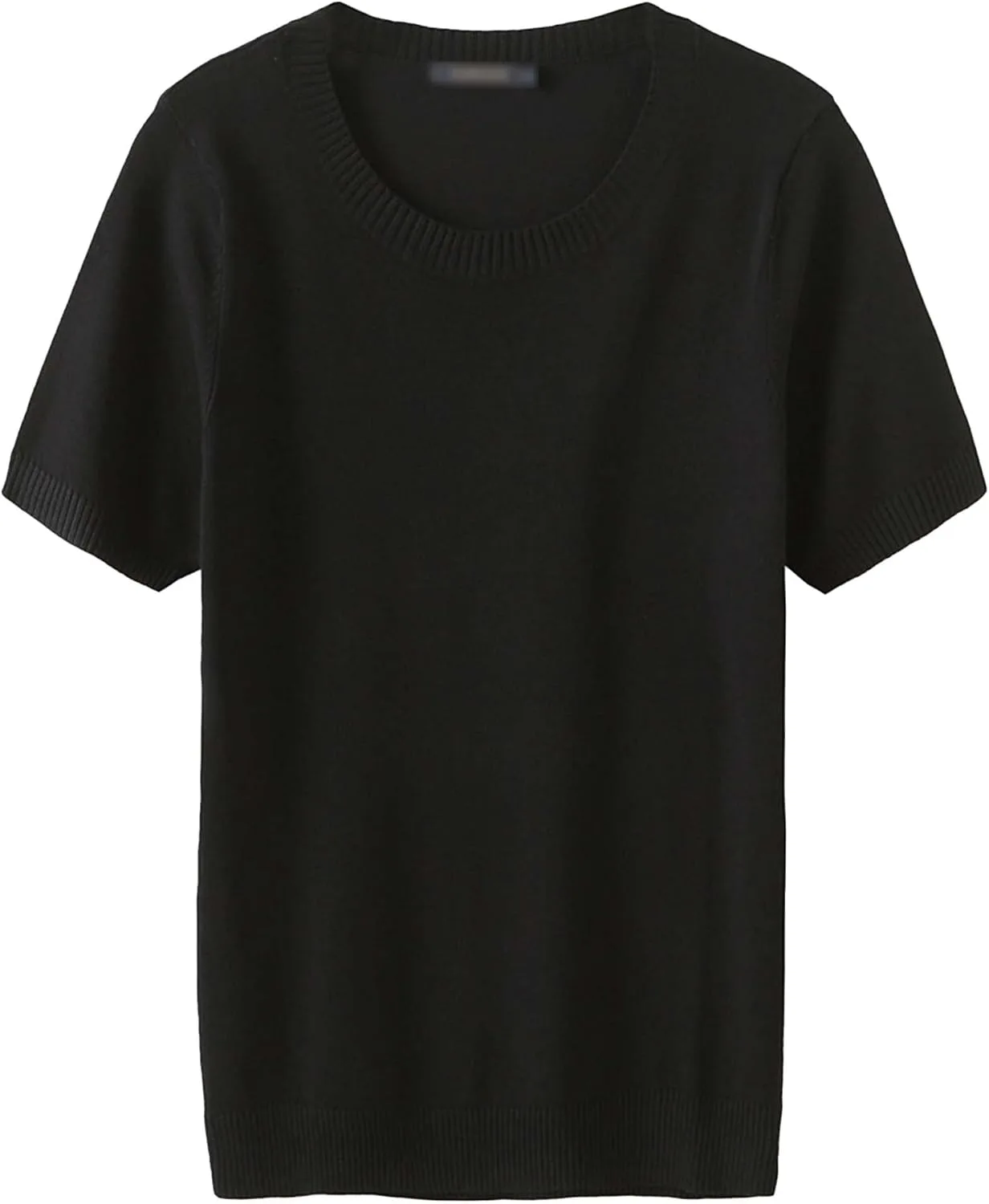 

Мужская футболка Fitness Slim Fitted с коротким рукавом, классическая резинка, мягкий трикотаж Maiyifu-GJ