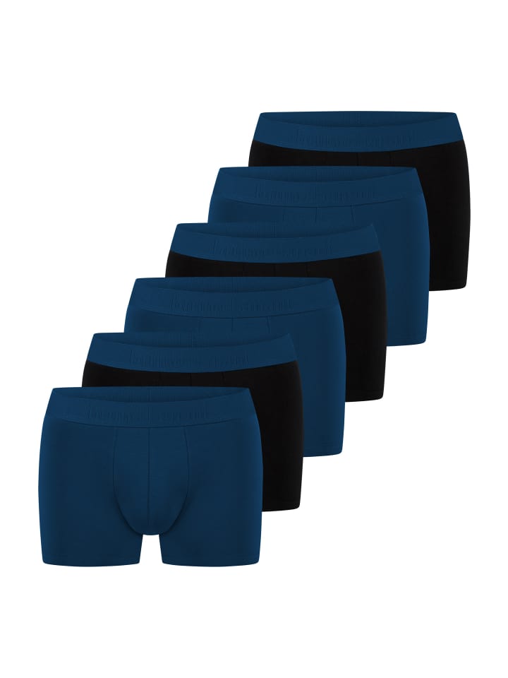 

Bruno Banani Ретро-шорты/брюки свободного кроя темно-синего/черного цвета