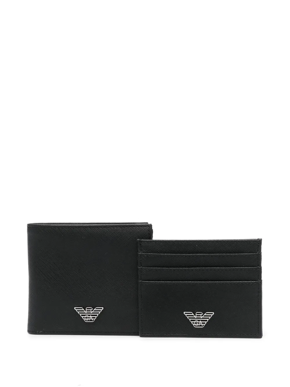 

Кошелек с логотипом EMPORIO ARMANI, черный