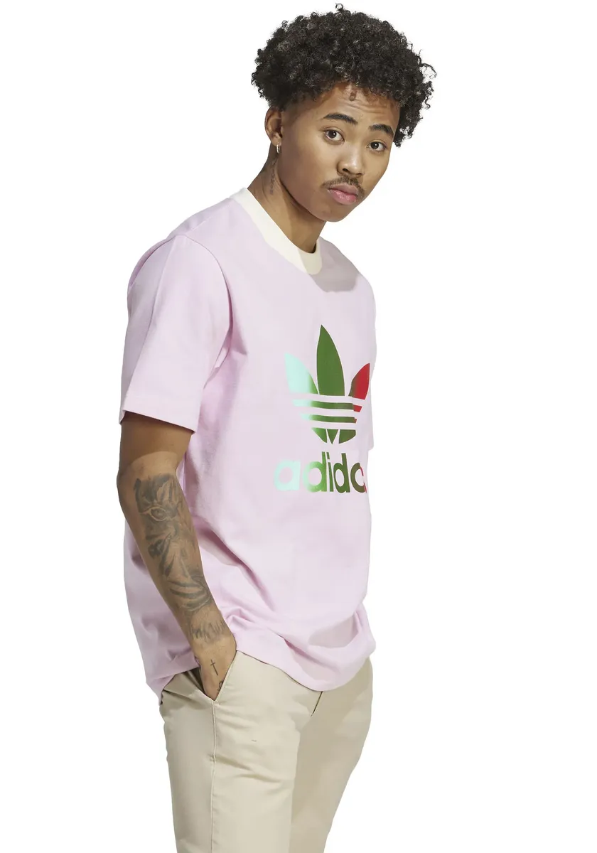 

Футболка Adidas Originals "TREFOIL TEE", цвет Trupnk