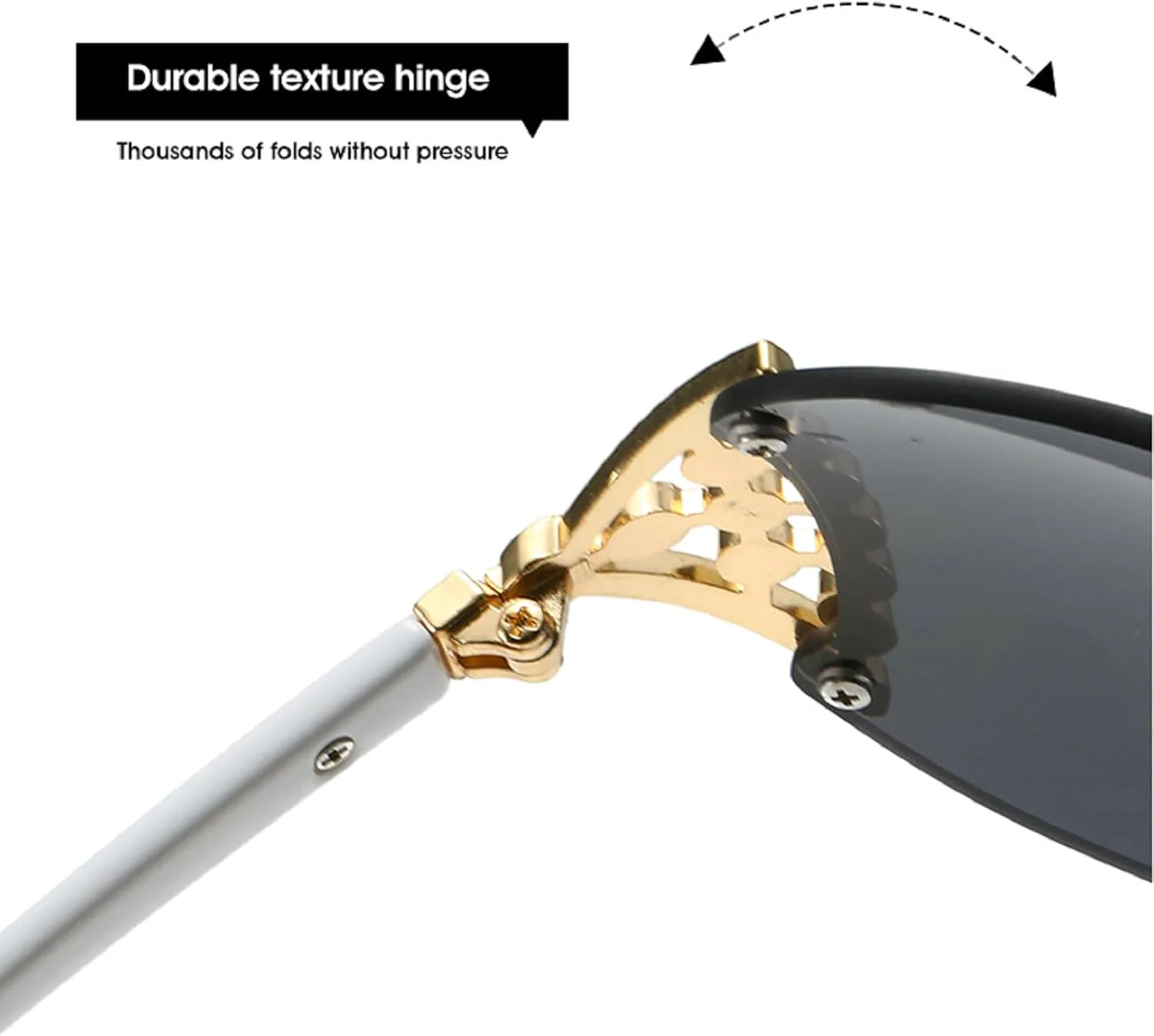 

Солнцезащитные очки в стиле Y2K без оправы, украшенные стразами, для женщин и мужчин, большие футуристические солнцезащитные очки-щиток mincl, 2pcs-pink&blue