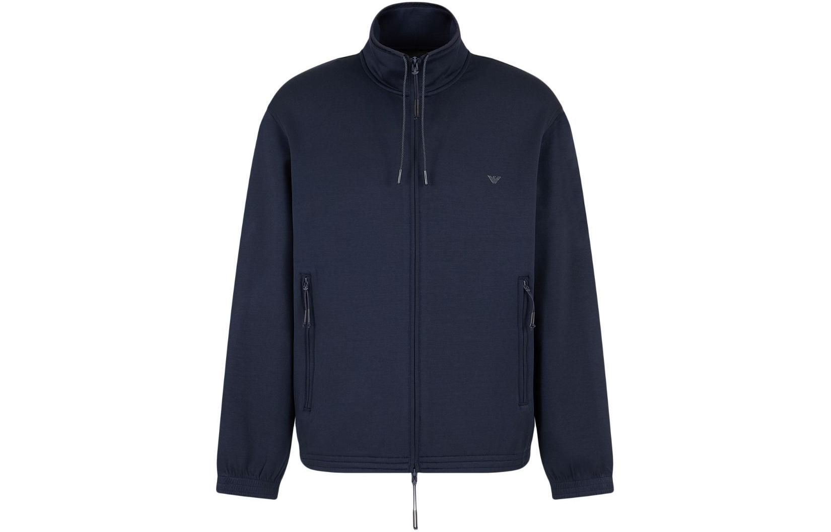 

SS24 Куртка мужская цвета морской волны EMPORIO ARMANI, Marine Blue, Синий, SS24 Куртка мужская цвета морской волны EMPORIO ARMANI, Marine Blue