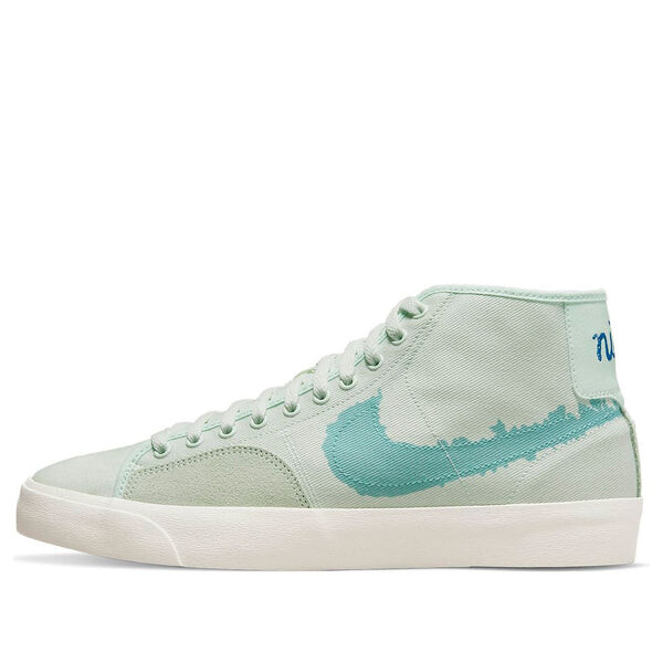 

Кроссовки blazer court mid premium sb 'barely green' Nike, зеленый