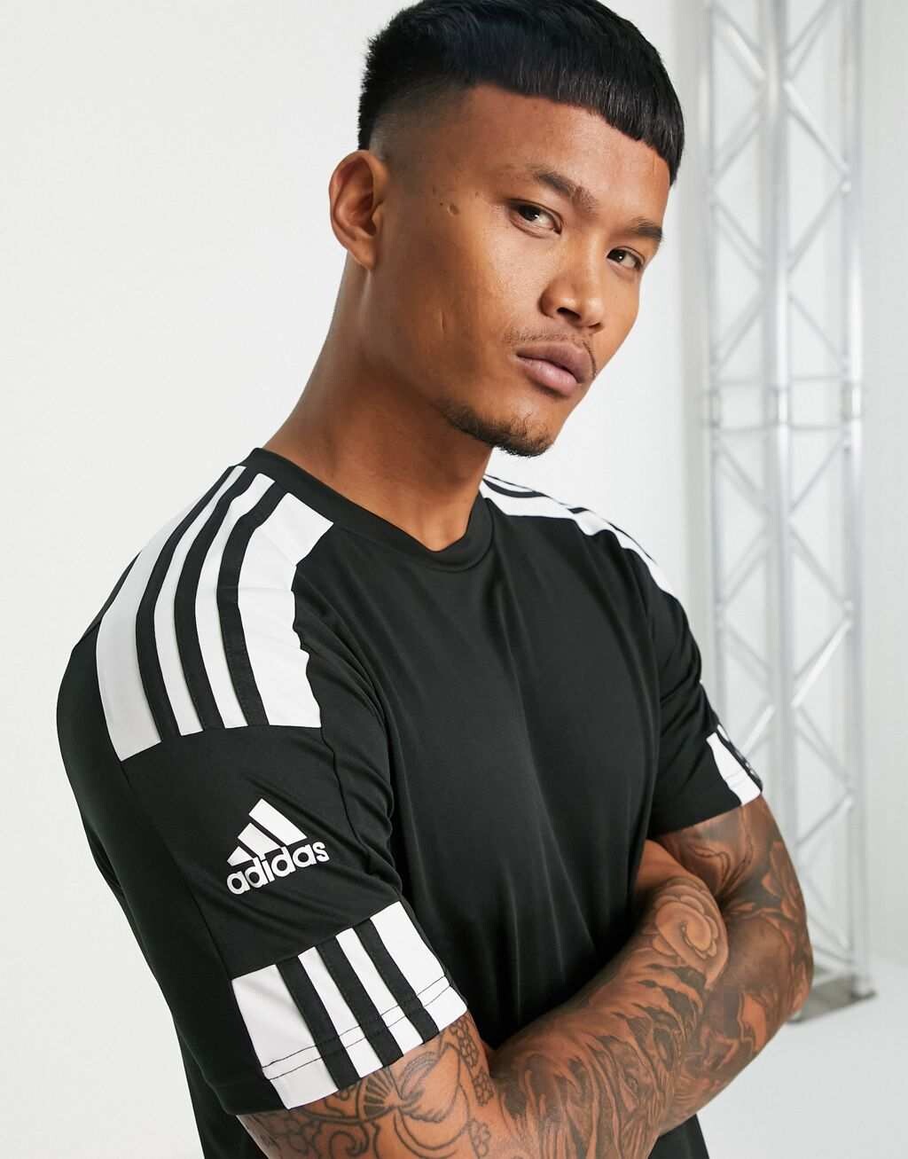 Черная футболка adidas Football Squadra 21 — фото 2
