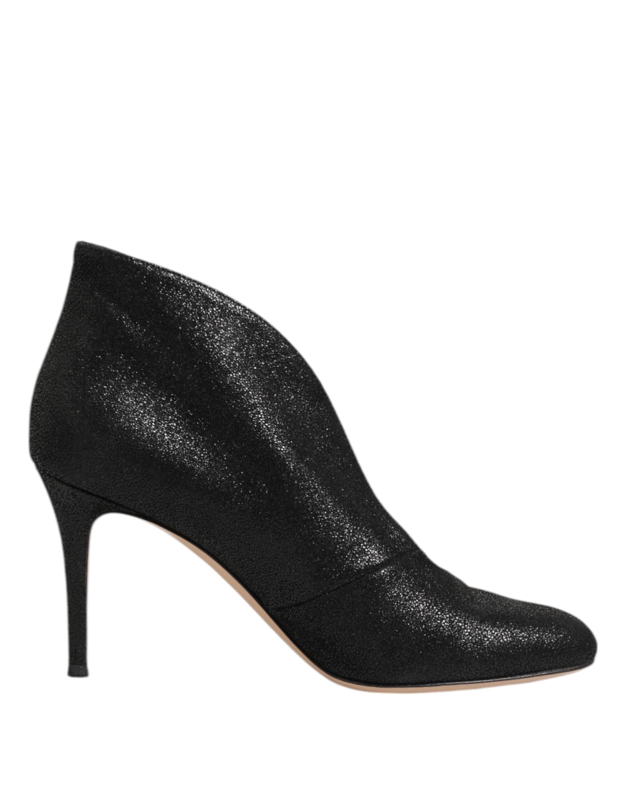 Туфли-лодочки Gianvito Rossi Metallic на шпильках, женские, черный