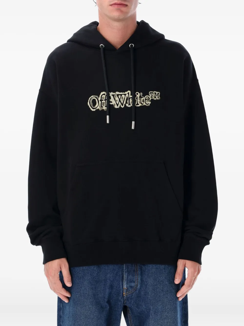 

Худи с украшением в виде стрелы OFF-WHITE, черный
