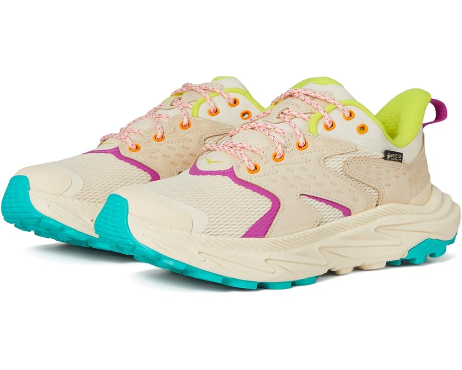 

Походные ботинки Hoka Kids Anacapa 2 Low GTX, цвет Electric Aqua