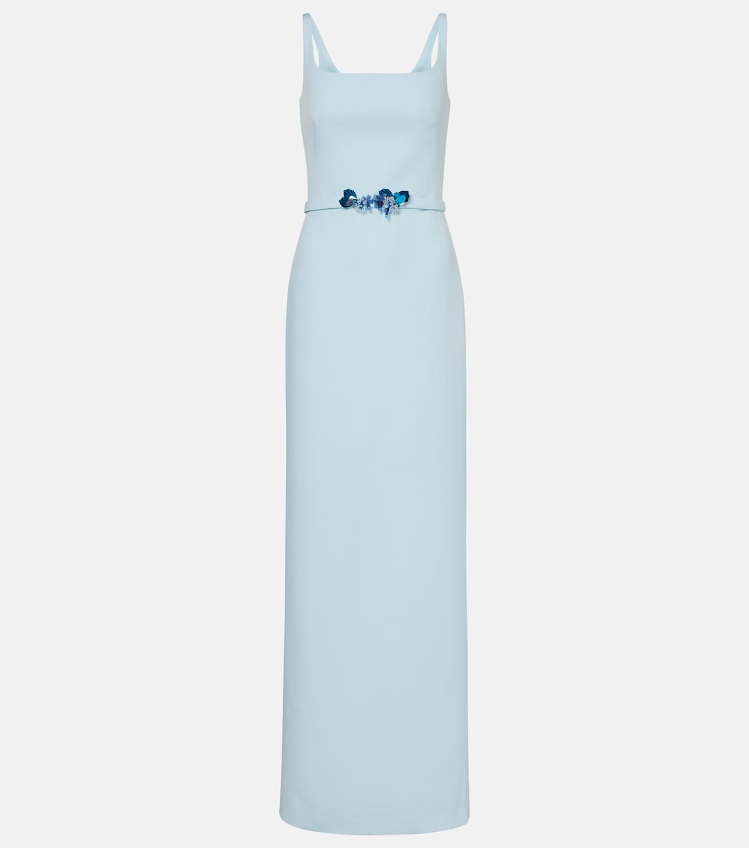 

Платье Кристина с драпировкой и декором Safiyaa, Baby Blue With Multi-Blues
