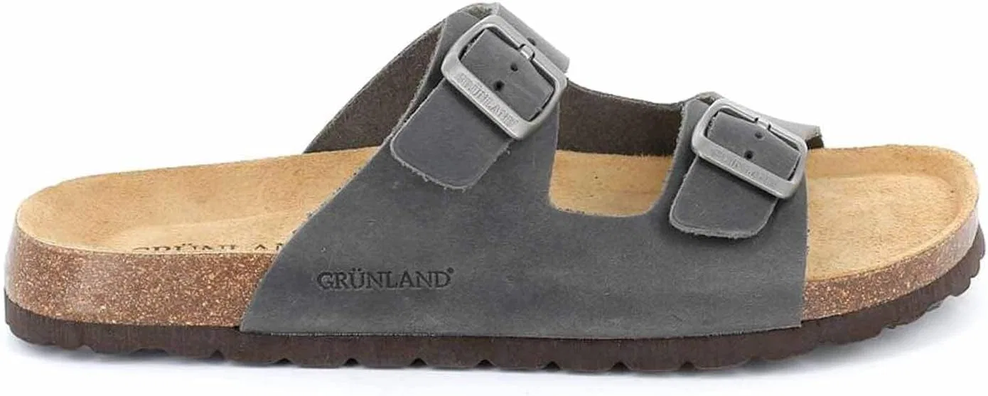 Мужские тапочки Grunland P. CB1631 Bobo GRÜNLAND il benessere è naturale, Charcoal