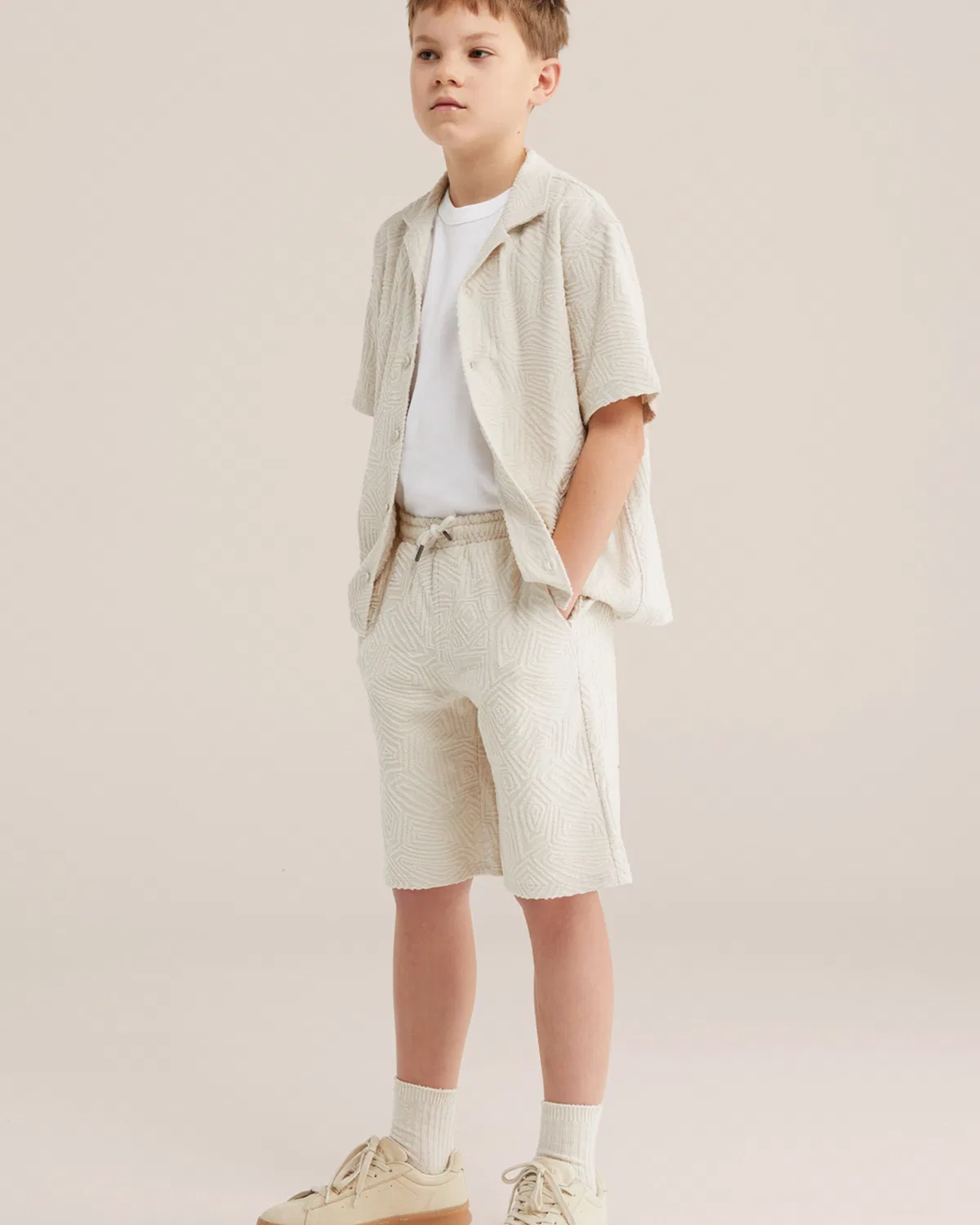 Рубашка на пуговицах стандартного кроя We Fashion, Camel — фото 4