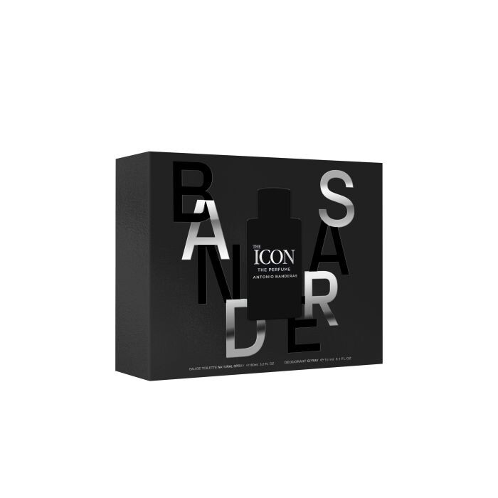 

Туалетная вода унисекс The Icon Estuche Eau de Parfum Antonio Banderas, EDP 100 ml + Desodorante 150 ml