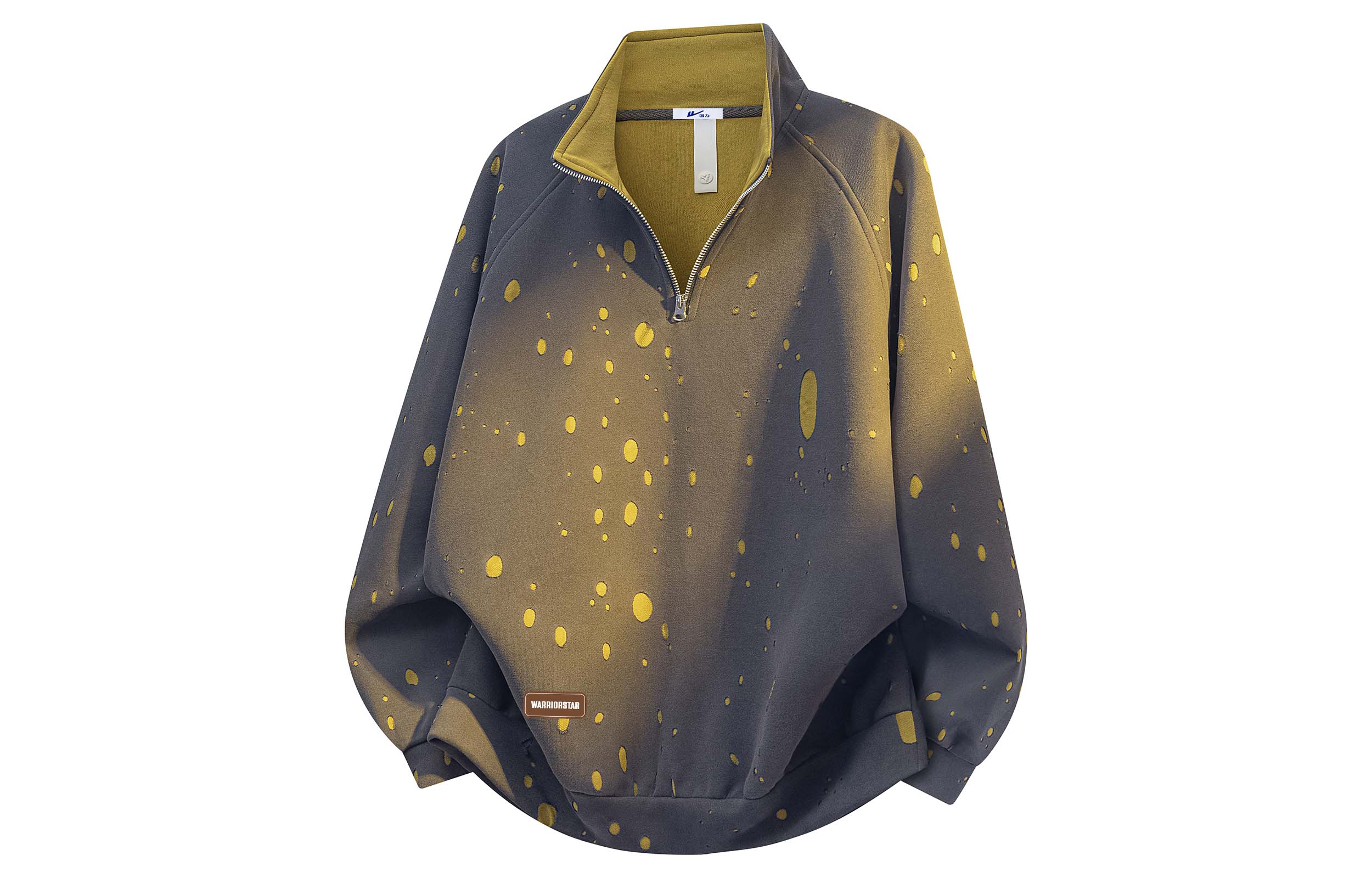 

Свитшот Unisex Stand Collar Moderate Cardigan WARRIOR, темно-серый[free diy badge]