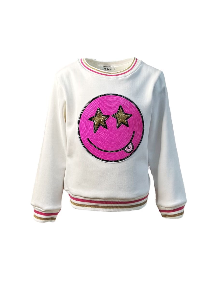 

Толстовка с эмодзи Starry Eye Lola + The Boys, белый