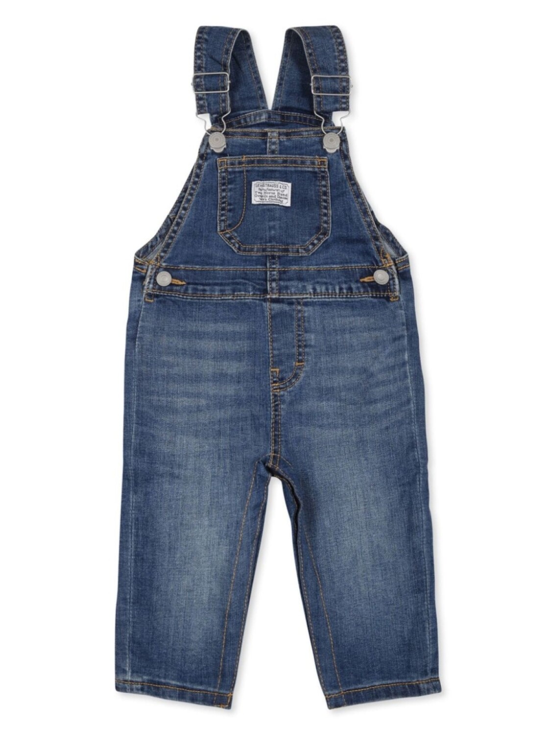

Levi's Kids джинсовые комбинезоны, синий