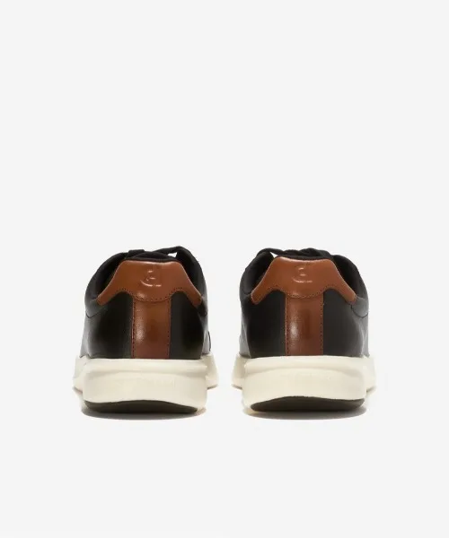 Мужские кроссовки теннисные из натуральной кожи Cole Haan Grand Crosscourt Tennis 2.0 чёрные — фото 4
