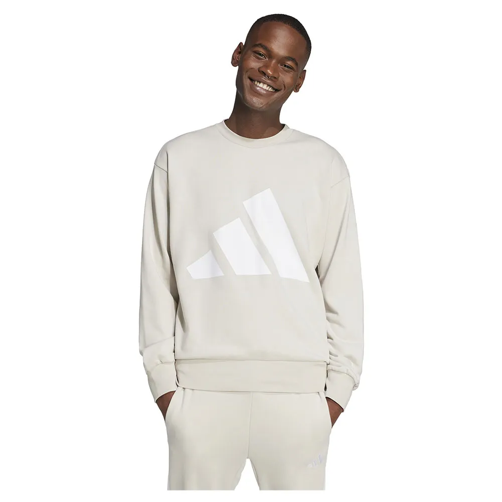 

Толстовка adidas Essentials Big Logo French Terry, бежевый