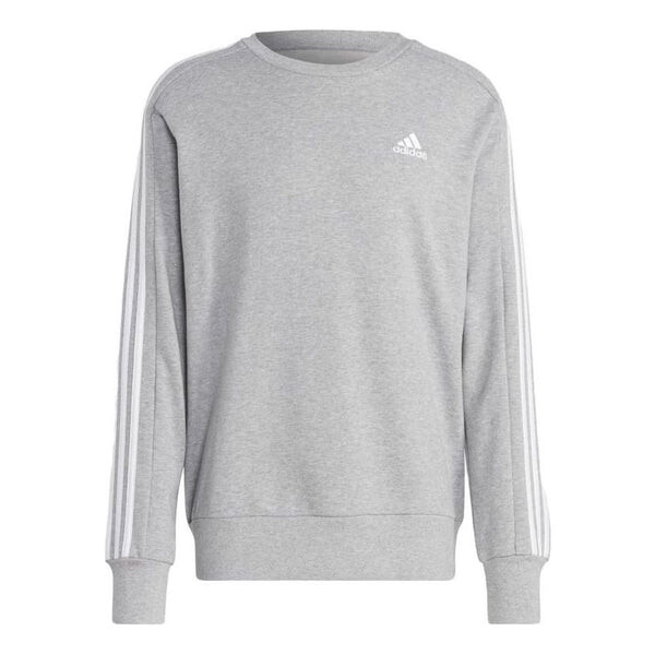 

Рубашка Essentials французский трикотаж 3 полоски свитшот Adidas, серый