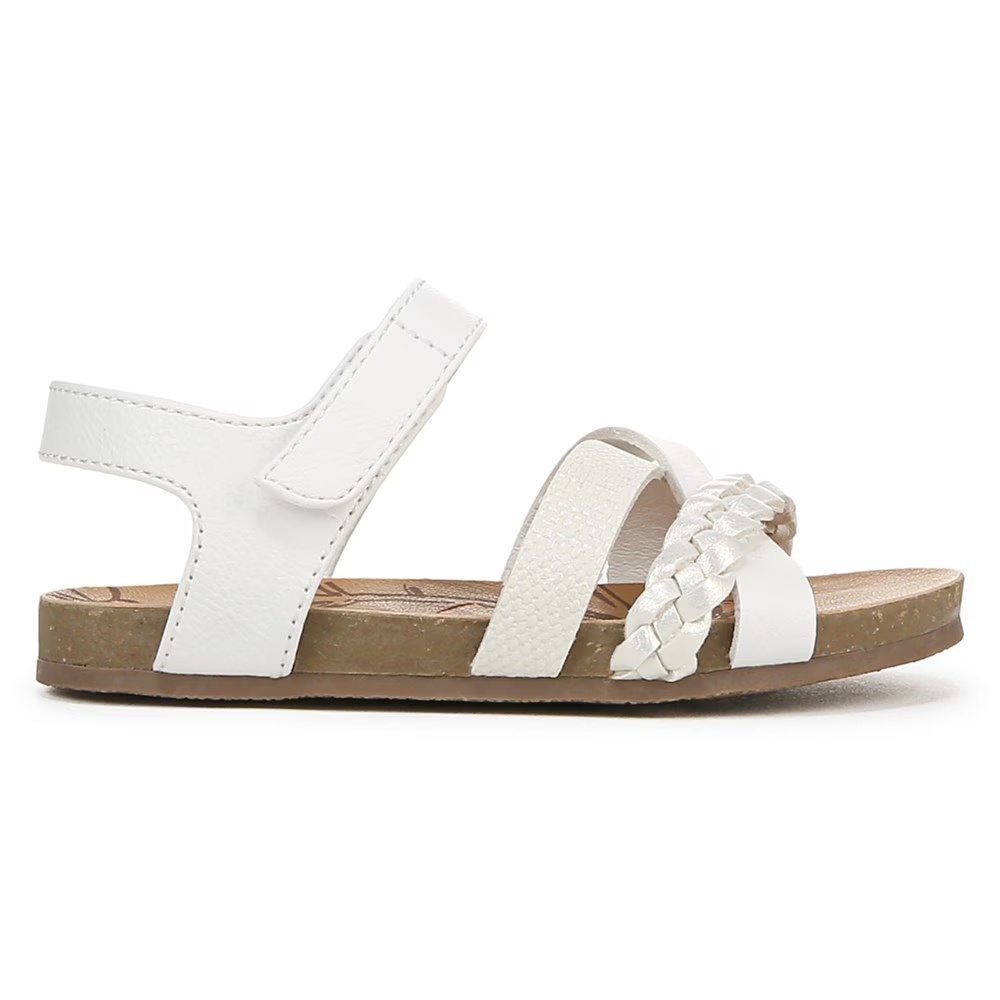 Детские сандалии на анатомической стельке Gaia-T от Blowfish Malibu, white faux leather — фото 2