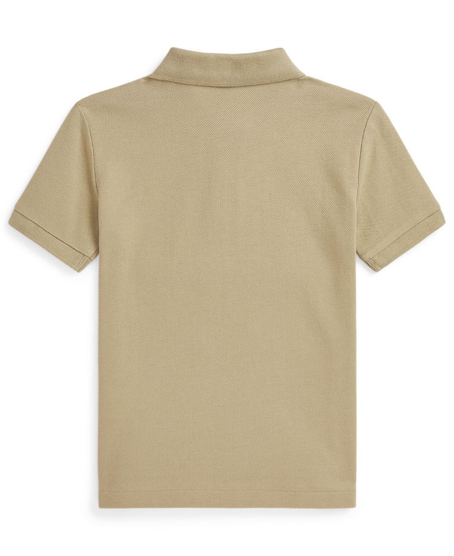 Футболка-поло Iconic Mesh для мальчиков 2-7 лет Polo Ralph Lauren, Khaki — фото 2
