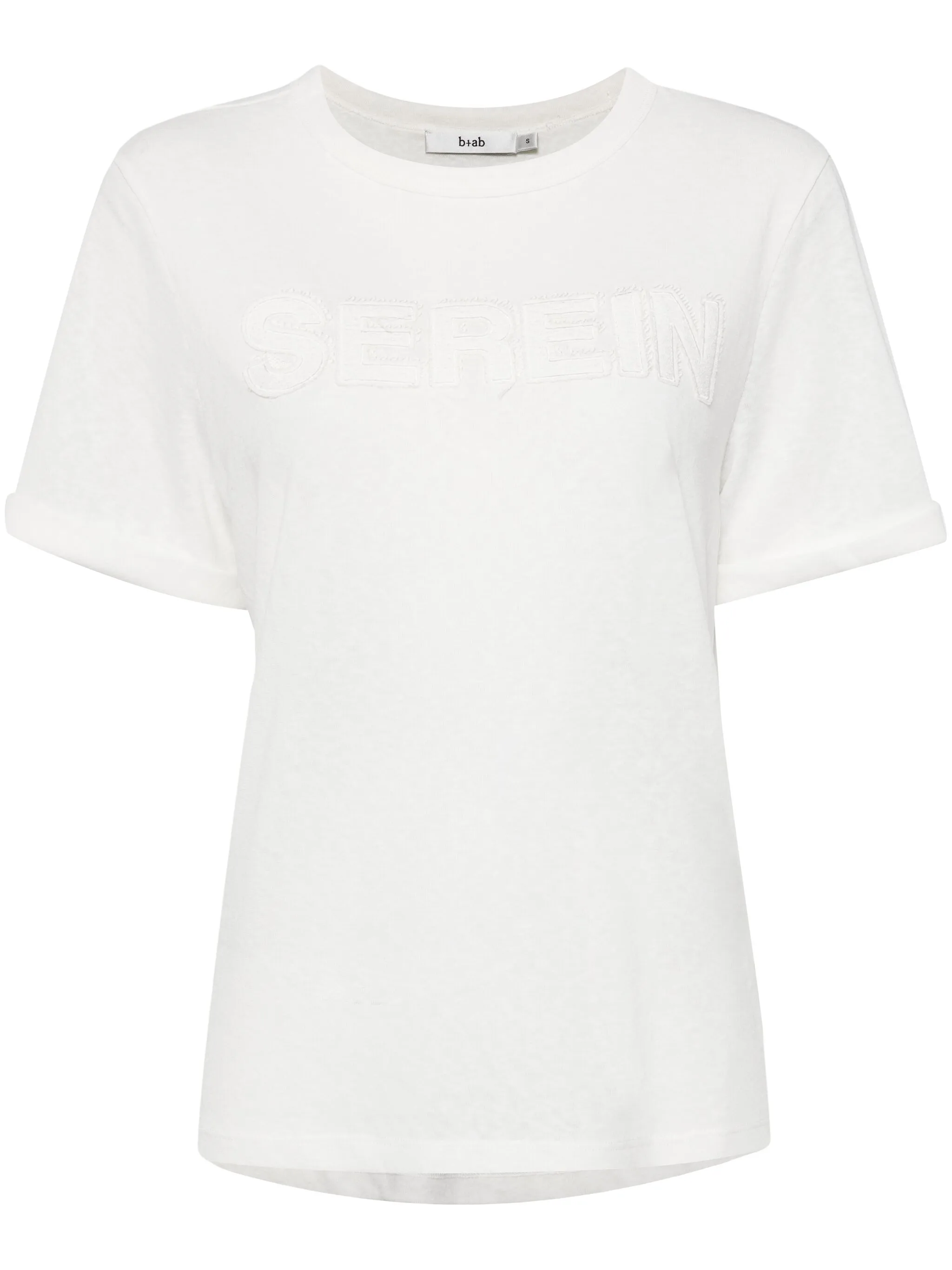 

Футболка с нашивкой B+Ab, белый