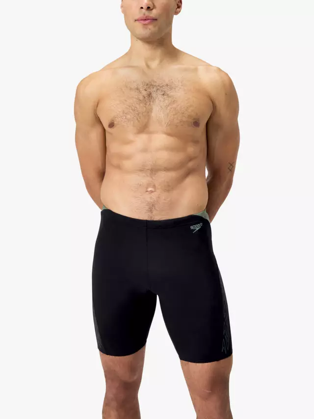 

Шорты для плавания Speedo Hyper Boom Spliced, цвет black/green