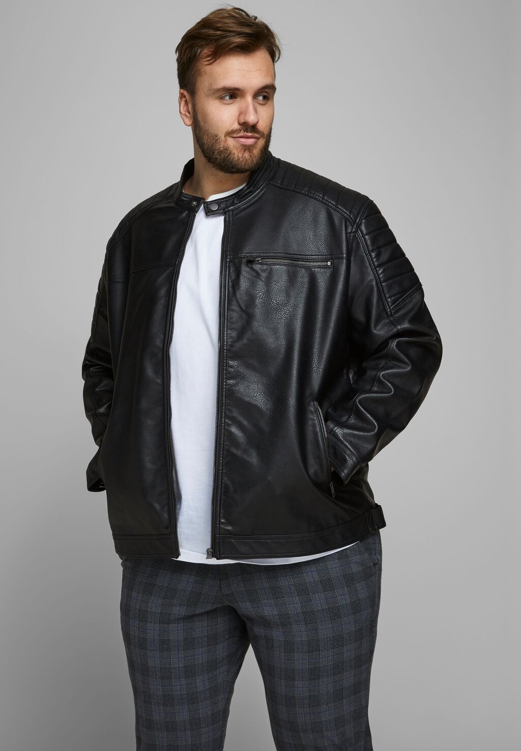 

Куртка из синтетической кожи Jack & Jones JCOROCKY JACKET, черный