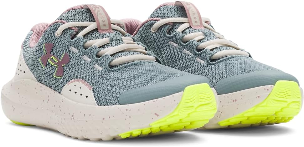 Кроссовки для мальчиков Under Armour Surge 4 для младших школьников, розовый — фото 2