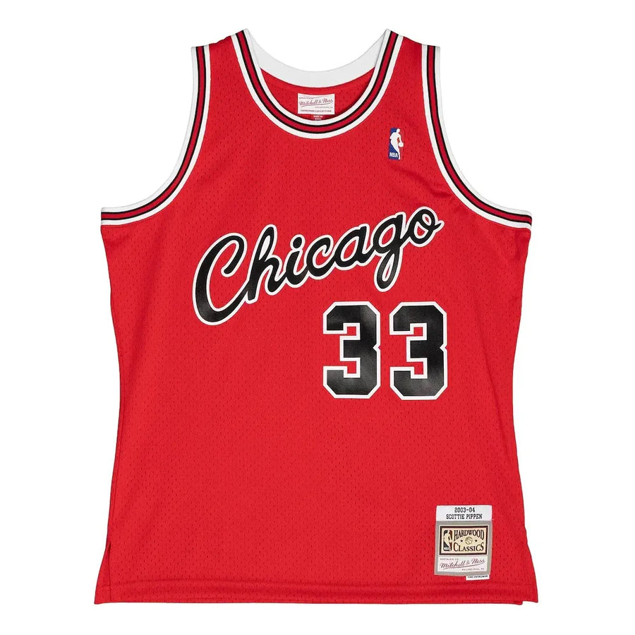 

Джерси Mitchell & Ness x NBA Chicago Bulls Jersey 'Scottie Pippen 2003-04', красный
