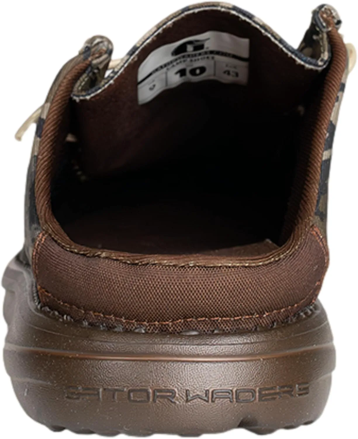 Мужские походные туфли Gator Waders Outback - дышащие мюли без задника - удобная посадка без шнуровки - ультралегкая амортизация - анатомическая посадка — фото 4